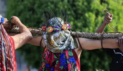 Los Gateadores de Sajcabajá, tradición de Viernes Santo