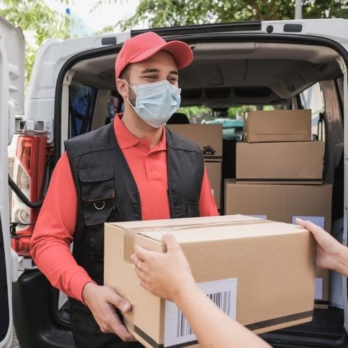 Entrega de pedido en línea