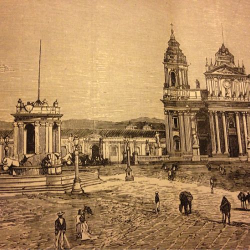 Así ha evolucionado la Plaza España en la zona 9 de la ciudad de Guatemala 