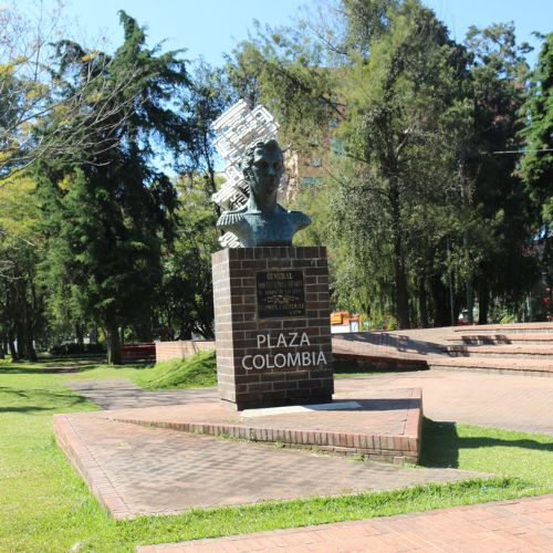 Historia de la Plaza Colombia en la ciudad de Guatemala