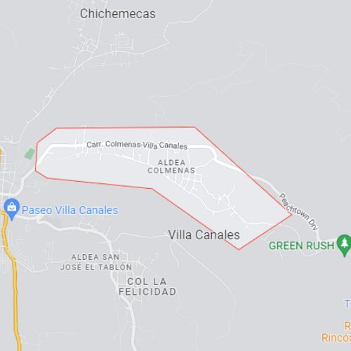 Mapa Aldea Colmenas, Villa Canales