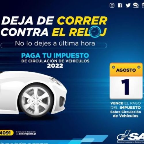 Última fecha para pagar el Impuesto sobre Circulación de Vehículos en Guatemala 