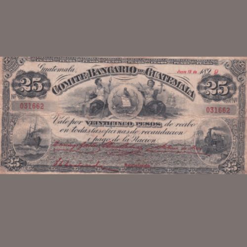 Cómo eran los pesos guatemaltecos