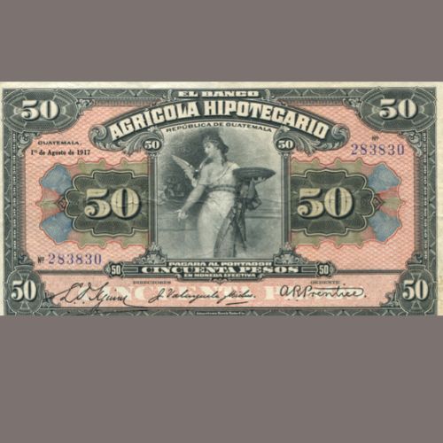 Cómo eran los pesos guatemaltecos