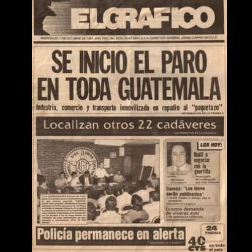 Historia de Diario El Gráfico, importante medio de comunicación en Guatemala 