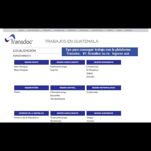 Páginas web para buscar trabajo en Guatemala