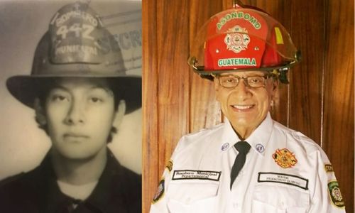Periodista y bombero guatemalteco Francisco Olmedo