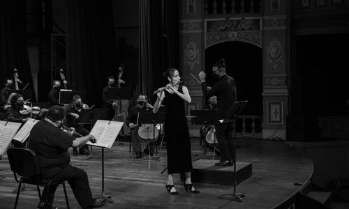 Gabriela Corleto, flautista guatemalteca