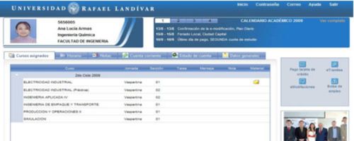 Portales web de las universidades que hay en Guatemala