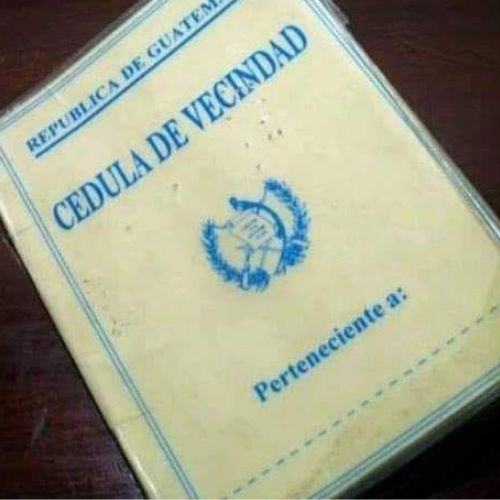 guatemala cedula de vecindad