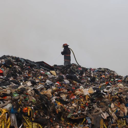 El vertedero de AMSA en Villa Nueva