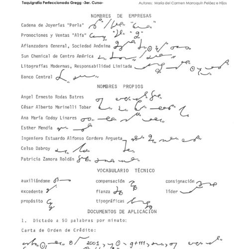 La taquigrafía en Guatemala