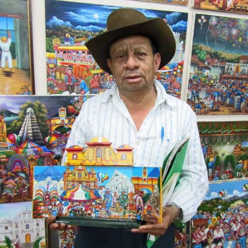 Biografía de Oscar Perén, pintor guatemalteco