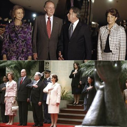 Las visitas de los reyes de España a Guatemala
