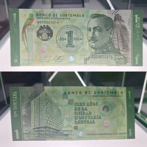 Los billetes conmemorativos que han circulado en Guatemala