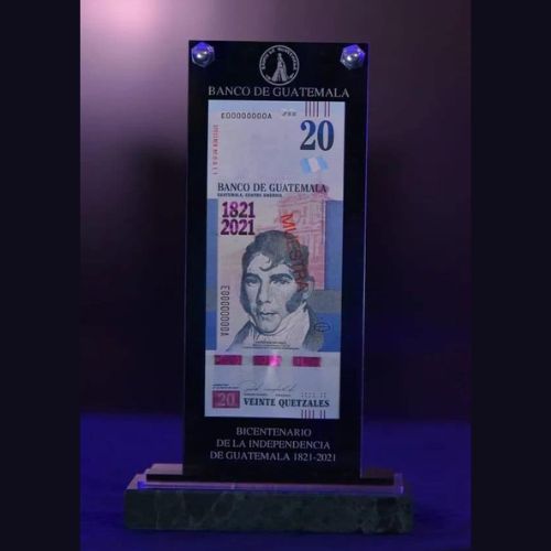 Los billetes conmemorativos que han circulado en Guatemala