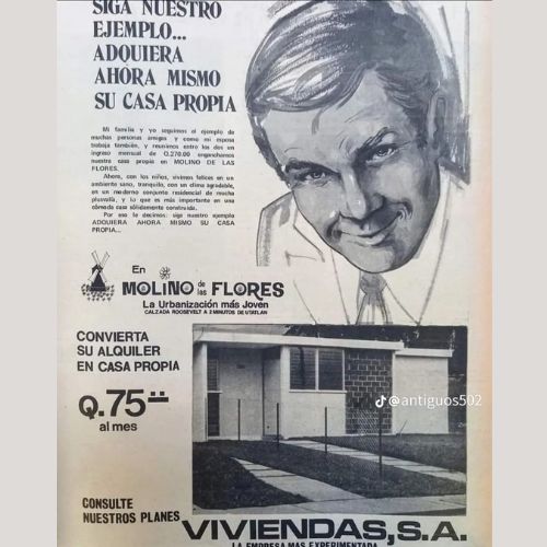 Precios de antaño en Guatemala