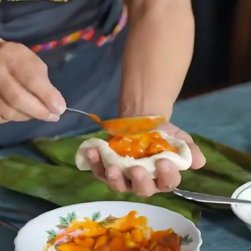 Receta para preparar tamalitos de vegetales con queso