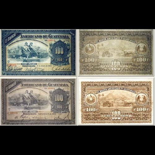 Historia del billete de 100 pesos que existió en Guatemala