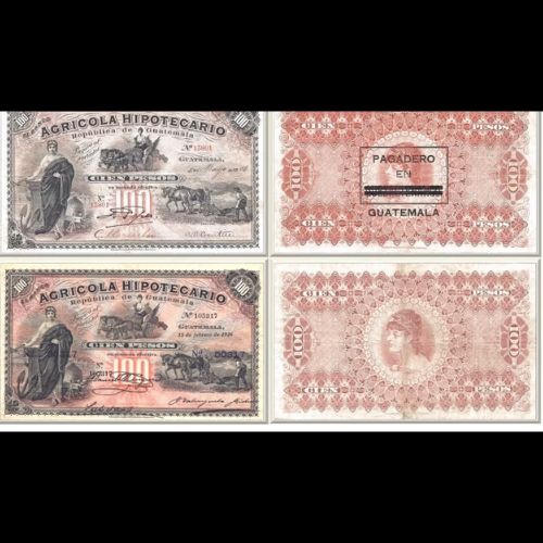 Historia del billete de 100 pesos que existió en Guatemala