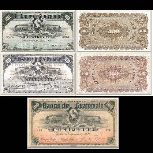 Historia del billete de 100 pesos que existió en Guatemala