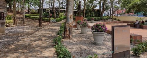 La plaza Martín Mayorga en el Cerrito del Carmen