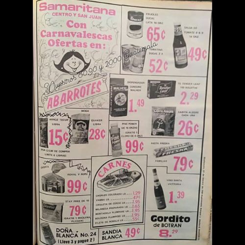 Historia del almacén La Samaritana en la Ciudad de Guatemala