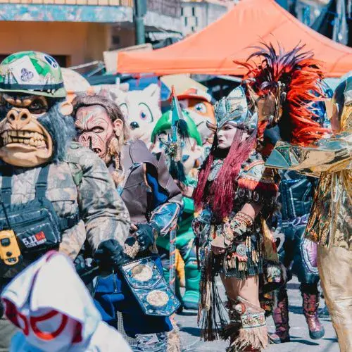El carnaval que se realiza en San Pedro Sacatepéquez cada año