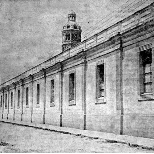 Hospicio Nacional que existió hace siglos en Guatemala