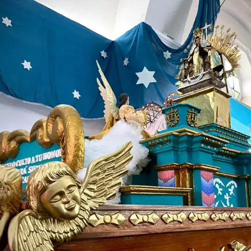 procesión virgen del carmen en Guatemala