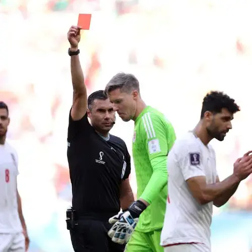 Arbitro guatemalteco Mario Escobar en el mundial Qatar