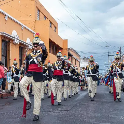Banda Escolar del Liceo Guatemala Datos históricos y relevancia en las fiestas patrias