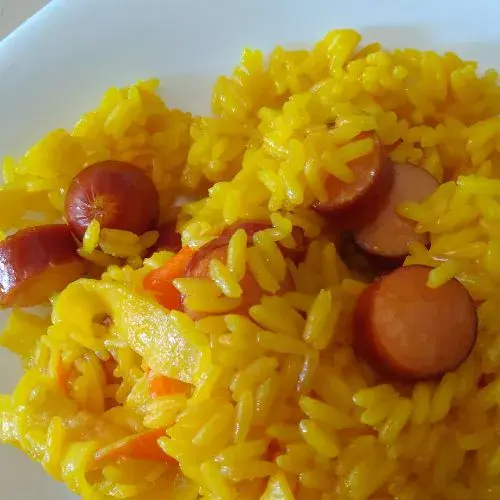 Receta para hacer arroz amarillo