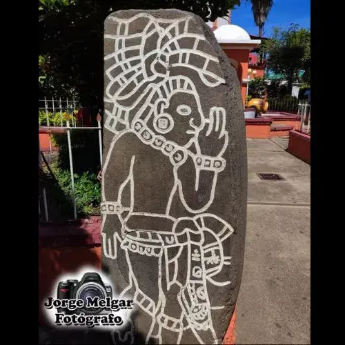 la estela en el parque Barrios de Barberena
