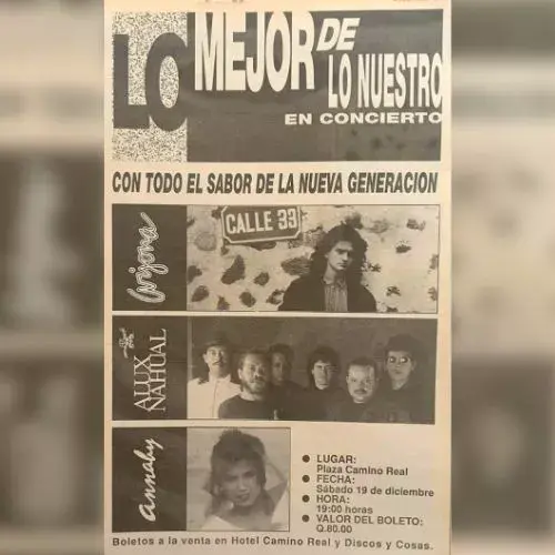 Los conciertos que dio Ricardo Arjona en Guatemala en los años noventa