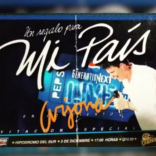Ricardo Arjona en Guatemala en 1998