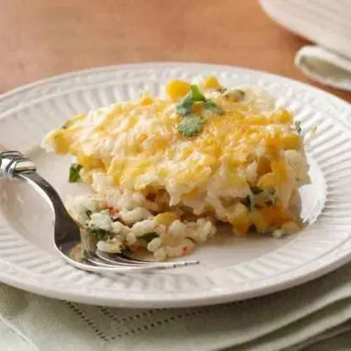 cómo hacer arroz horneado con queso