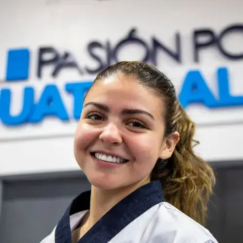 Alejandra Higueros, taekwondista guatemalteca