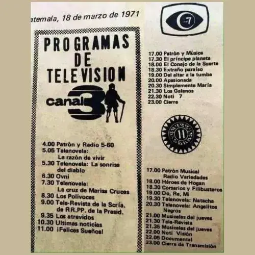 televisión en Guatemala inicios