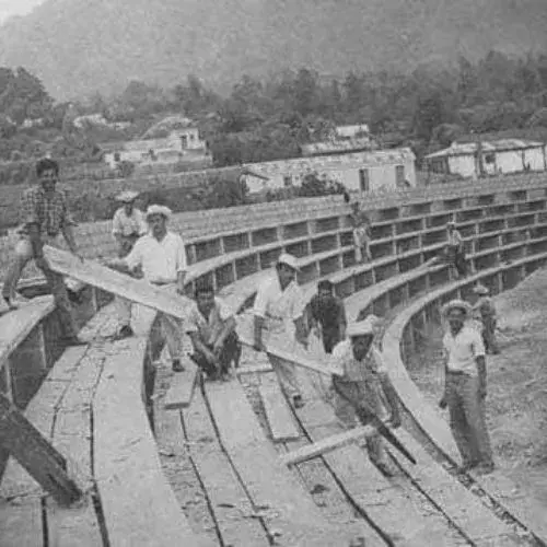 Estadio Marquesa de la Ensenada construcción